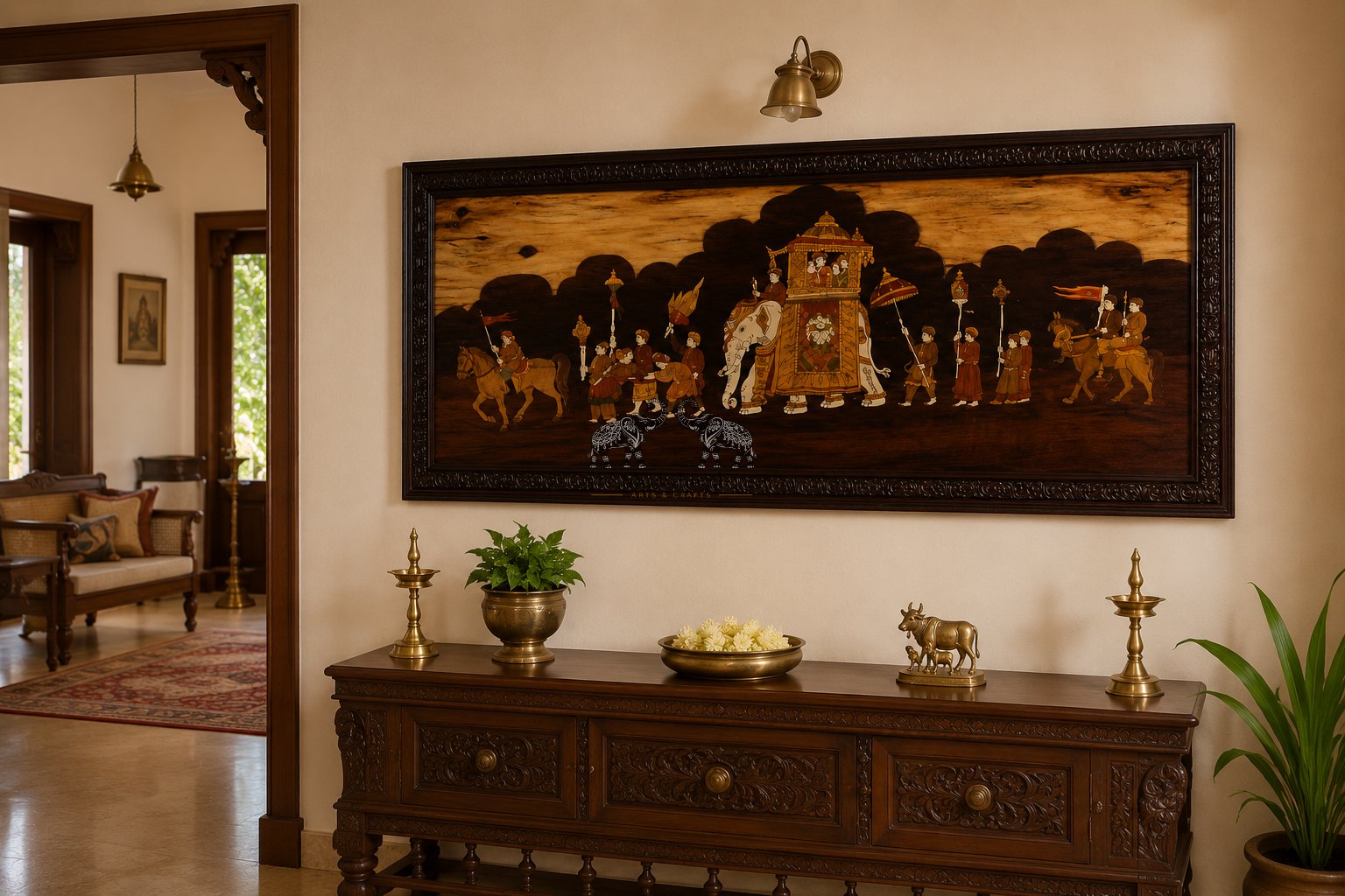 Heritage Elephant Ambari Wall Art