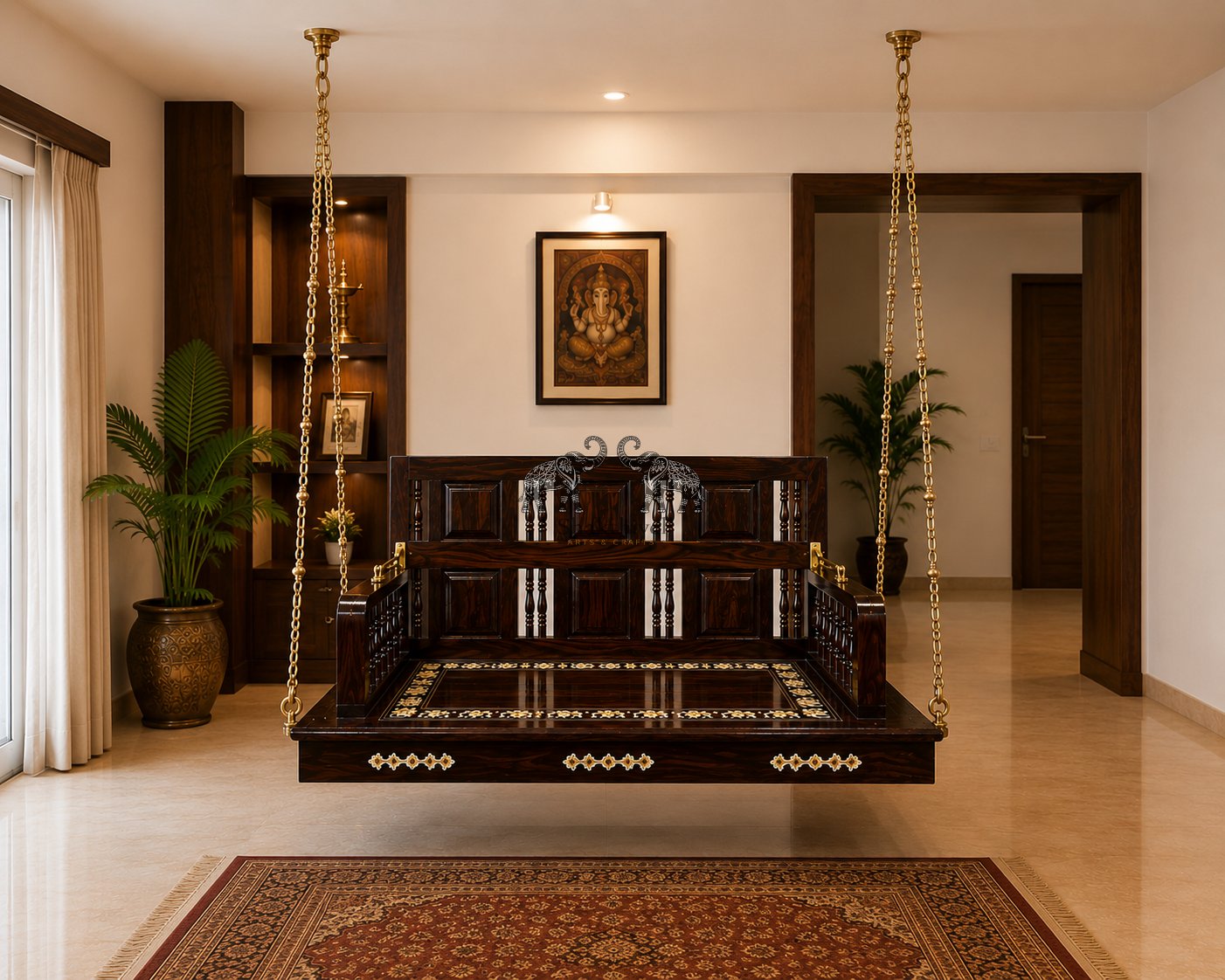 Traditional Luxury Convertible Jhula Seat