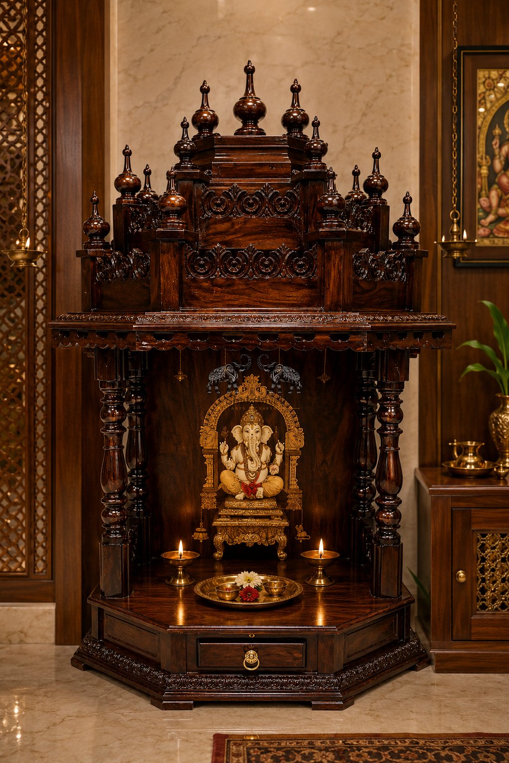 Ganapati Rajapeetha Rosewood Temple