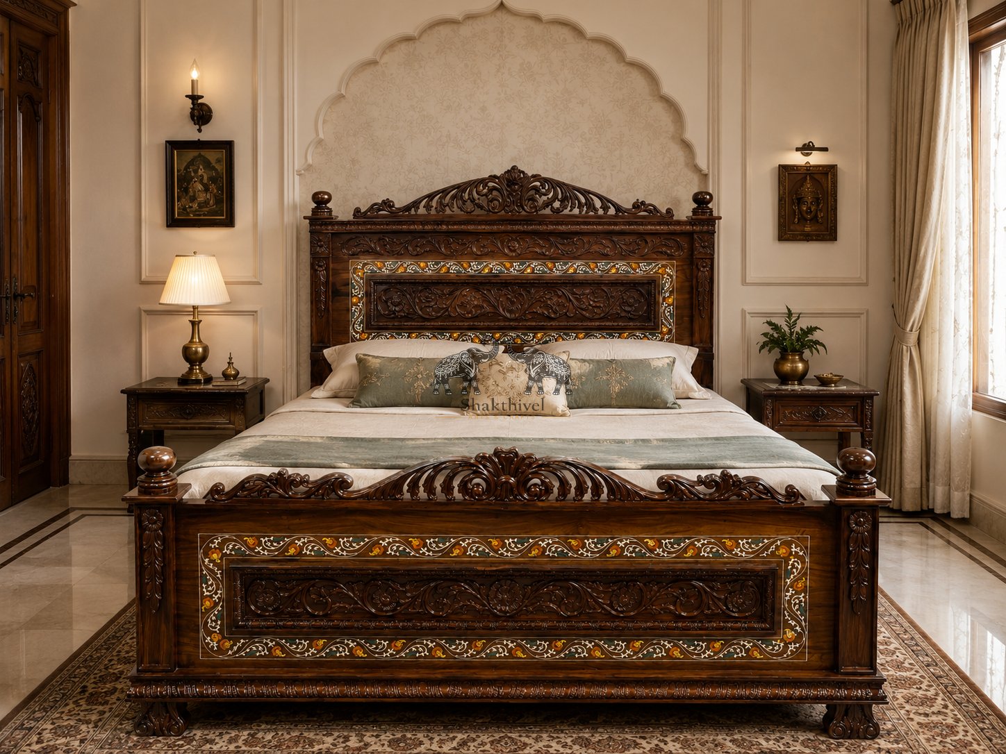 Kusuma Torana Rosewood Heritage Cot