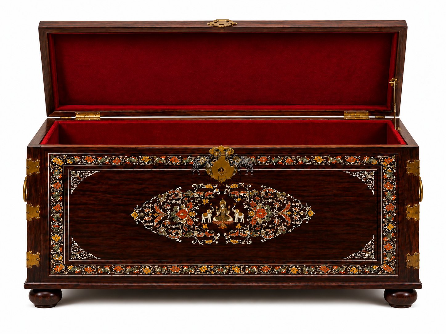 Antique-Style Rosewood Chest